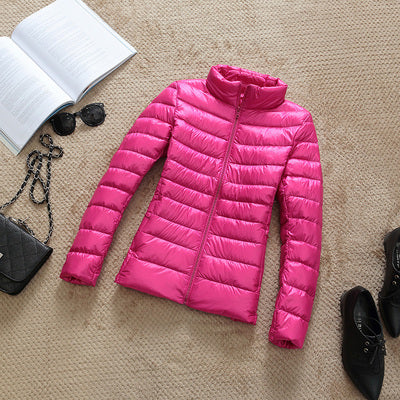 Ultra-light Thin Slim Short Hooded Jacket